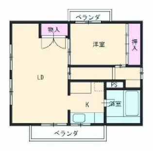 コメルスⅢ【403号室】の間取り
