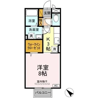 スプリング・K【2階】の間取り