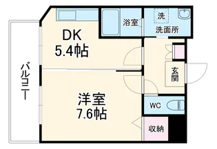 LIVELY CABIN【305号室】の間取り