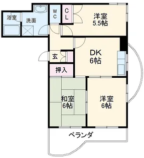 MHビル【3階】の間取り