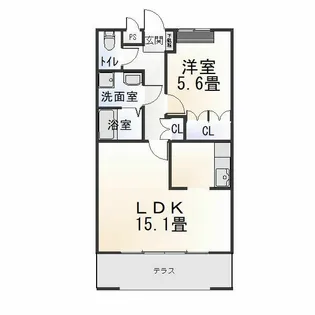 プロニティ【1階】の間取り