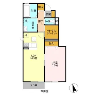 SVPシー【1階】の間取り