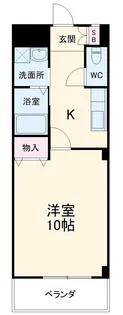 本州ビルⅢ【113号室】の間取り