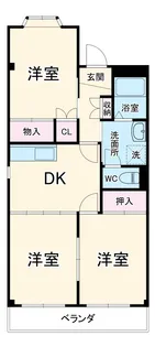 エクセルメゾンB【2階】の間取り