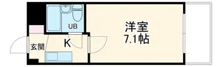 ドール堀田Ⅰ【107号室】の間取り