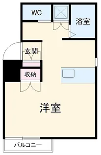 プランドール平針【1階】の間取り