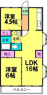 ベル・ビュー松戸【3階】の間取り