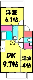 ウィット【2階】の間取り