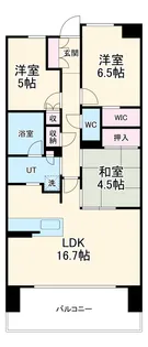 プラウド共和センターマークス【7号室】の間取り