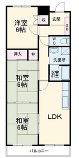 GLOBALひたちなか【2階】の間取り