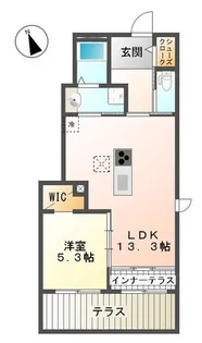 アグリN【1階】の間取り
