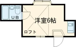 シャムロック【2階】の間取り