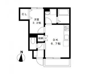 フェリシティ【1階】の間取り