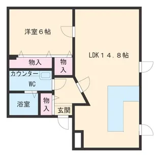 グエルかじた【2階】の間取り