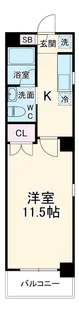 リベルテ桜山【302号室】の間取り
