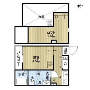 La Luce 松戸【1階】の間取り