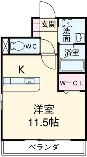 レジデンスmizuho【1階】の間取り