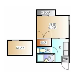 サンフラワー市川【2階】の間取り