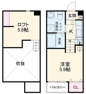 ブエナカルト【2階】の間取り