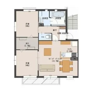 アルバートB【2階】の間取り