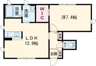 ボナールA【1階】の間取り