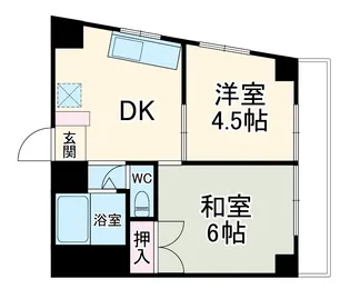 なかじま【6階】の間取り