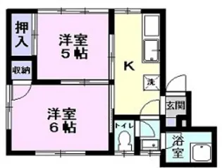 メゾンドマキ【1階】の間取り