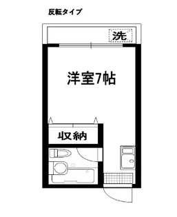 メゾン・ド・ブラン東海大学前B【303号室】の間取り