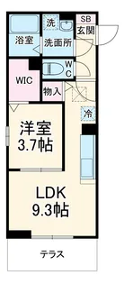 グリーンフォレストT【1階】の間取り