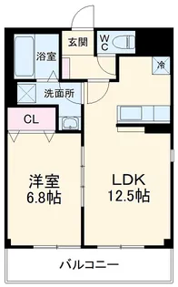 アンプルールフェール梶ヶ谷【2階】の間取り