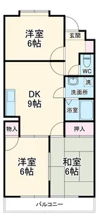 ロイヤル宝六【205号室】の間取り