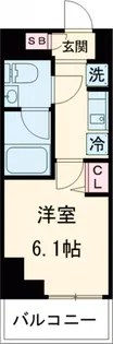 SHOKEN Residenceお花茶屋【6階】の間取り