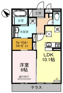 ボヌール【2階】の間取り