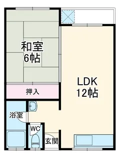 マンション桂風【2階】の間取り