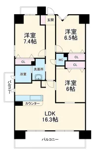 プロシード新瑞橋【2階】の間取り