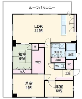 グランパティオ【505号室】の間取り