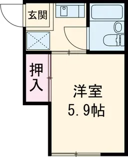 コンフォーレ武蔵境【201号室】の間取り