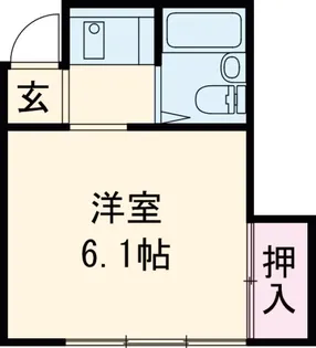 コンフォーレ武蔵境【202号室】の間取り