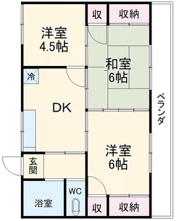 山本ハイツ【2階】の間取り