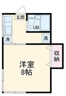 光ハイツひろせ【102号室】の間取り