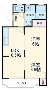 第二黒潮ビル金沢文庫ハイツ【3階】の間取り