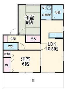 カサグランデ【1階】の間取り