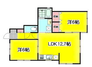 デージーコート相模台Ⅱ【1階】の間取り