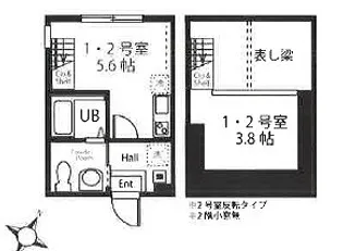 エーデル鶴見【1階】の間取り