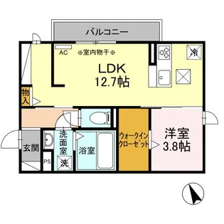 アンジュ【2階】の間取り