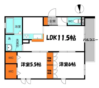 erable【2階】の間取り