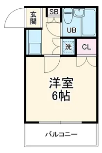 ROSE GARDEN R12番館【3階】の間取り