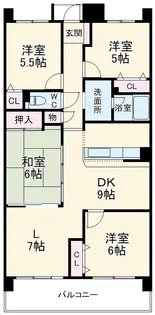 ジョリヴィ安城二本木【205号室】の間取り