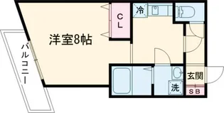 エスポワール喜多見【2階】の間取り