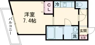 エスポワール喜多見【3階】の間取り